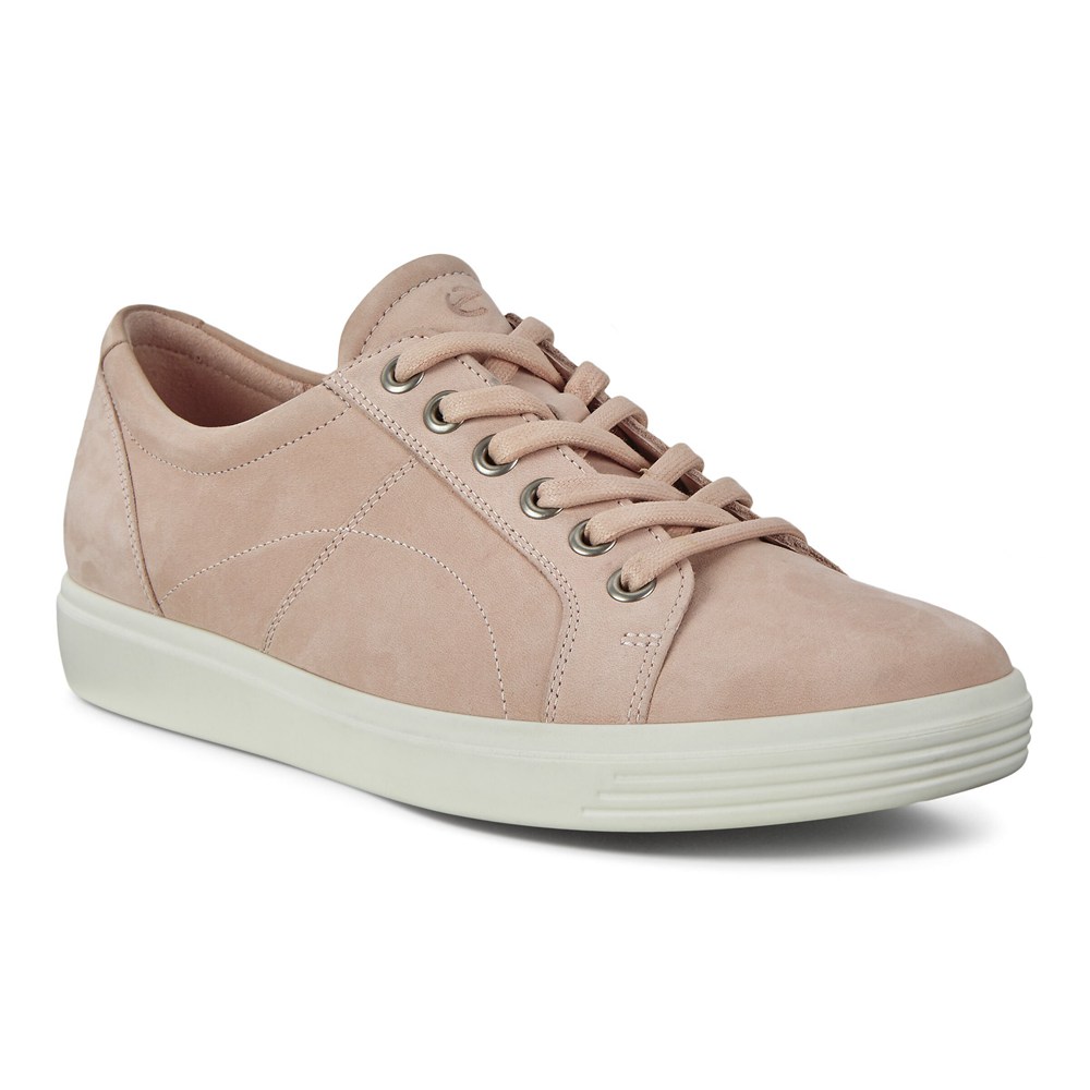 ECCO Womens Sneakers Pink - Soft Classic - XHT-689512